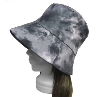 ハンドメイド X JAPAN hide風ムラ染めコットンハット/グレー系 ... ハンドメイド◆X JAPAN◆hide風 ムラ染めコットンハット/ベージュ系