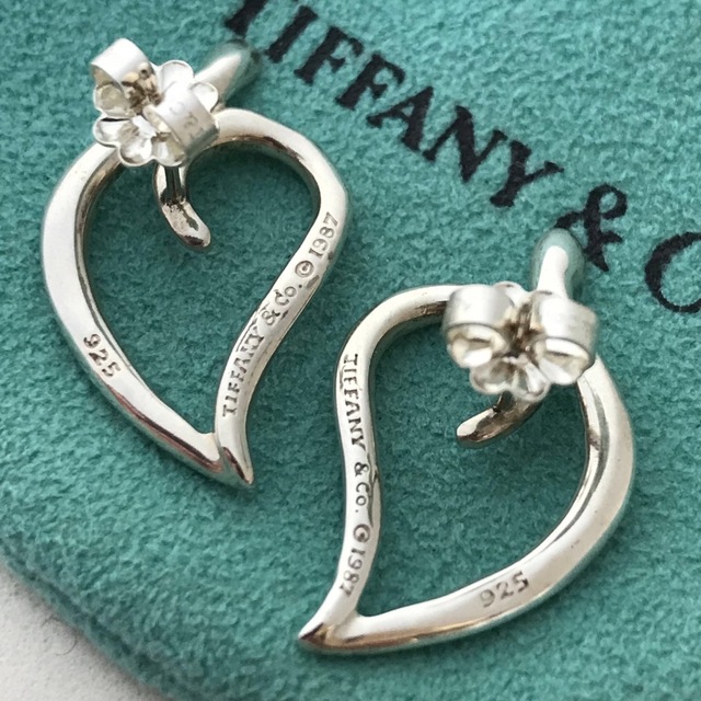 TIFFANY リーフ ピアス 希少 - 1
