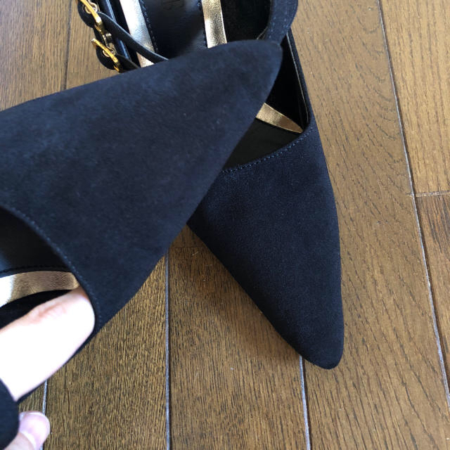 【なつ様専用】パンプス♡黒、M レディースの靴/シューズ(ハイヒール/パンプス)の商品写真