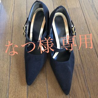 【なつ様専用】パンプス♡黒、M(ハイヒール/パンプス)