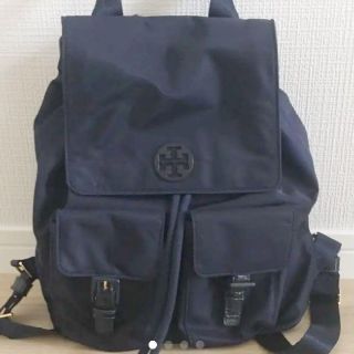 トリーバーチ(Tory Burch)のニコちゃん様専用  トリーバーチ  バックパック ネイビー(リュック/バックパック)