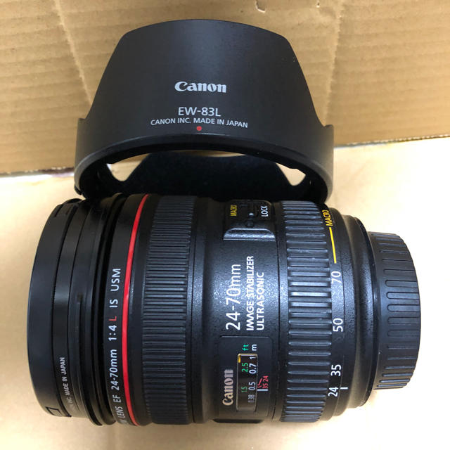 お試し価格！】 Canon - Canon キャノン EF 24-70mm F4L IS USM レンズ