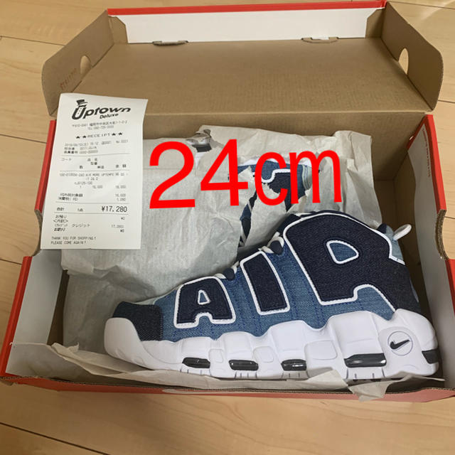 NIKE(ナイキ)の NIKE AIR MORE UPTEMPO DENIM メンズの靴/シューズ(スニーカー)の商品写真