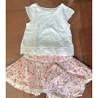 ベビーギャップ(babyGAP)のbaby gapガールズ スカートセット90(スカート)