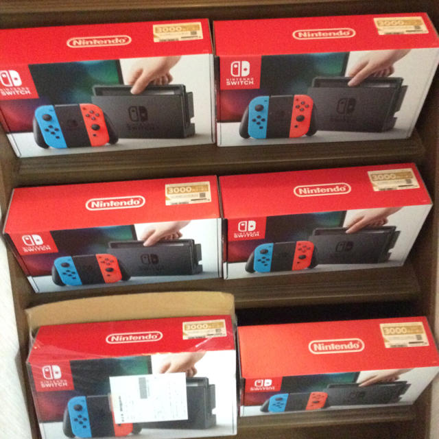 【半額】 Switch Nintendo - 未開封新品 6台セット ネオンカラー スイッチ 任天堂 家庭用ゲーム機本体