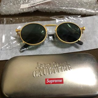 シュプリーム(Supreme)のSupreme ゴルチエ サングラス ゴールド(サングラス/メガネ)