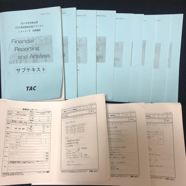 2018年度合格目標TAC CFA Level1対策 テキスト+Schweser