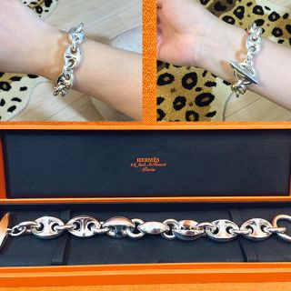 エルメス(Hermes)のエルメス シルバーブレスレット 男女兼用(ブレスレット)