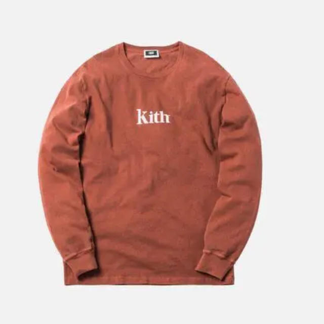 Supreme(シュプリーム)のkith KITH pigment dyed serif logo ロンT メンズのトップス(Tシャツ/カットソー(七分/長袖))の商品写真