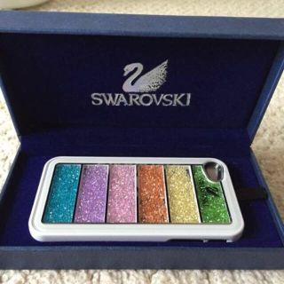 スワロフスキー(SWAROVSKI)のブルーベリーにゃんこ様専用(モバイルケース/カバー)