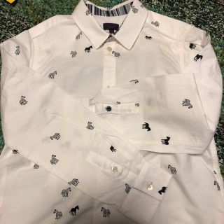 ポールスミス(Paul Smith)のポールスミス＊シマウマ柄シャツ＊140(ブラウス)