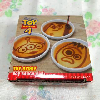 トイストーリー(トイ・ストーリー)の未開封♡トイストーリー4 フォーキー 豆皿(醤油皿)♡(キャラクターグッズ)