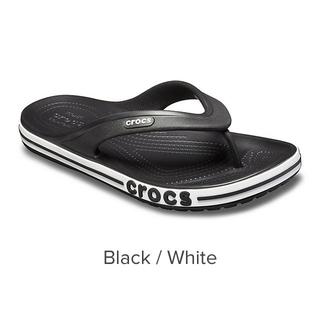 クロックス(crocs)の22cm クロックス バヤバンド フリップ Black/White M4W6(ビーチサンダル)