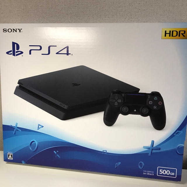 新品未開封 Sony PS4 500GB ブラック CUH-2200AB01 - 家庭用ゲーム機本体