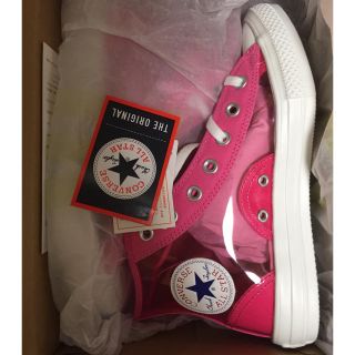 コンバース(CONVERSE)の24.5cm ALL STAR LIGHT CLEARMATERIAL HI(スニーカー)