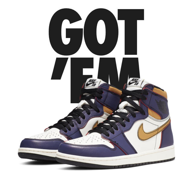 NIKE AIR JORDAN 1 × SB LA CHICAGO US8