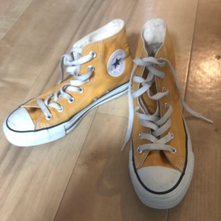 コンバース(CONVERSE)の限定converse サイズ5 1/2 イエロー(スニーカー)