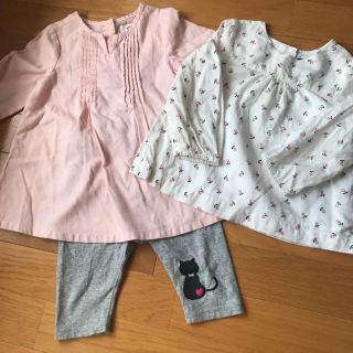 ベビーギャップ(babyGAP)の［KOさん専用］80サイズ 3枚セット(ワンピース)