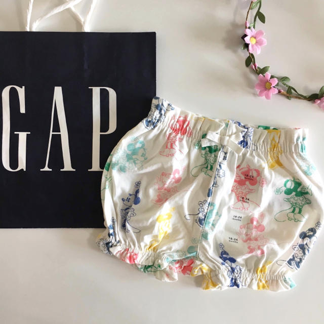 babyGAP(ベビーギャップ)の新品♡新作♡baby gap♡ショートパンツ ミニー/ユニクロ  h&m 他 キッズ/ベビー/マタニティのキッズ服女の子用(90cm~)(パンツ/スパッツ)の商品写真