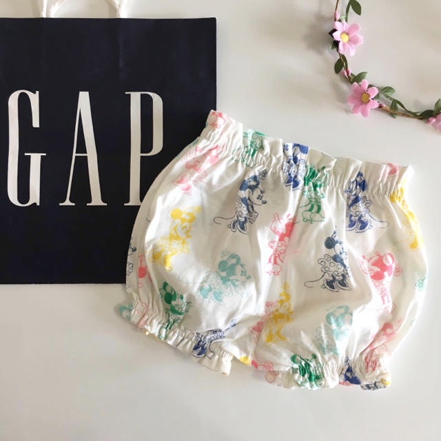 babyGAP(ベビーギャップ)の新品♡新作♡baby gap♡ショートパンツ ミニー/ユニクロ  h&m 他 キッズ/ベビー/マタニティのキッズ服女の子用(90cm~)(パンツ/スパッツ)の商品写真