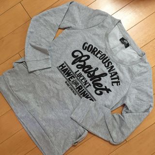 バックス(BACKS)のBACKS ロンT グレー(Tシャツ(長袖/七分))