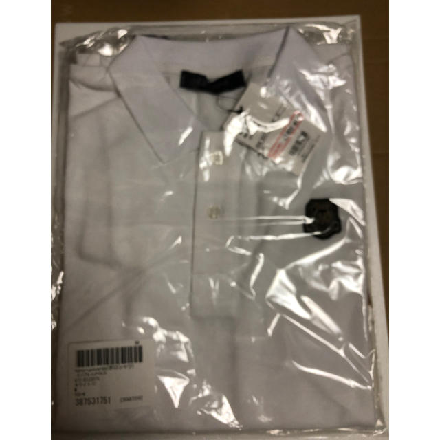 nano・universe(ナノユニバース)の新品★ナノ・ユニバース エンブレムポロシャツ M ホワイト メンズのトップス(ポロシャツ)の商品写真