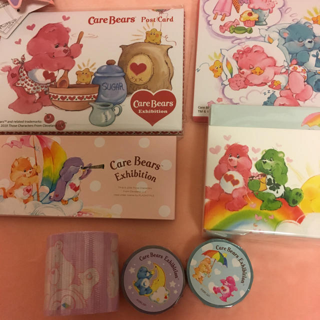 CareBears(ケアベア)のケアベア展 限定 グッズ セット エンタメ/ホビーのおもちゃ/ぬいぐるみ(キャラクターグッズ)の商品写真