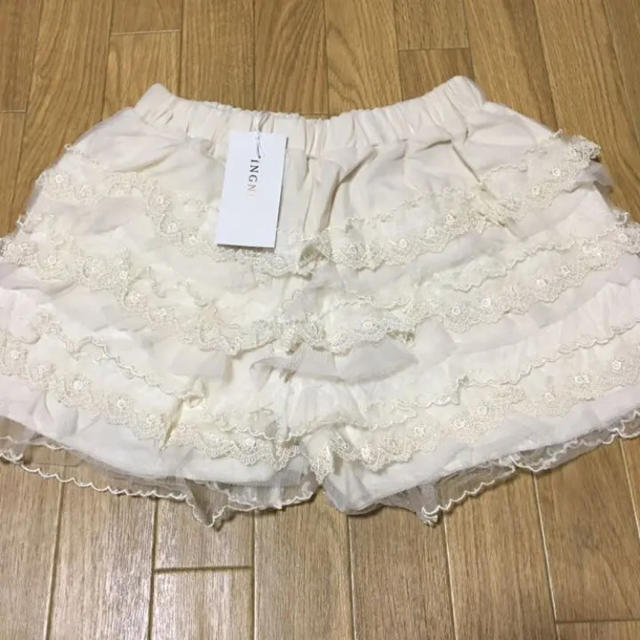 INGNI(イング)の新品 イング レースチュチュ ホワイト 白 レディースのスカート(ミニスカート)の商品写真
