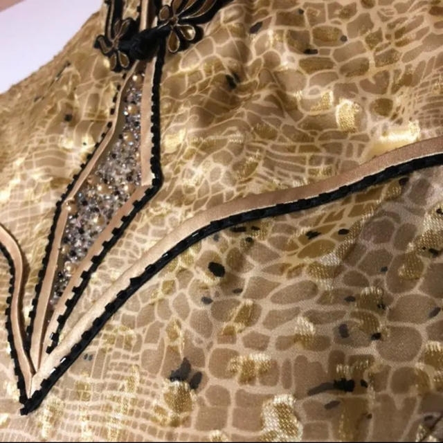 セミオーダーメイド 高級 チャイナドレス レディースのフォーマル/ドレス(ロングドレス)の商品写真