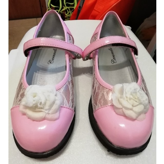 西松屋(ニシマツヤ)のフォーマル靴　女の子　19センチ キッズ/ベビー/マタニティのキッズ靴/シューズ(15cm~)(フォーマルシューズ)の商品写真