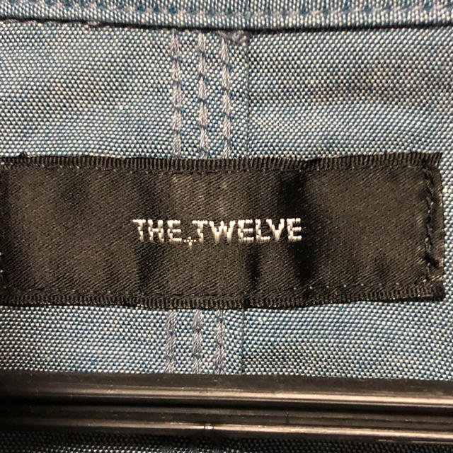 THE TWELVE(ザトゥエルヴ)のTHE,TWELVE  デニムシャツ 七分袖 新品  メンズのトップス(シャツ)の商品写真