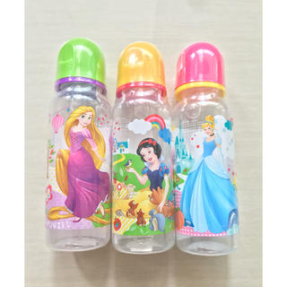 Disney 新品 ディズニー プリンセス 哺乳瓶3本セット 250ml 日本未発売の通販 ラクマ