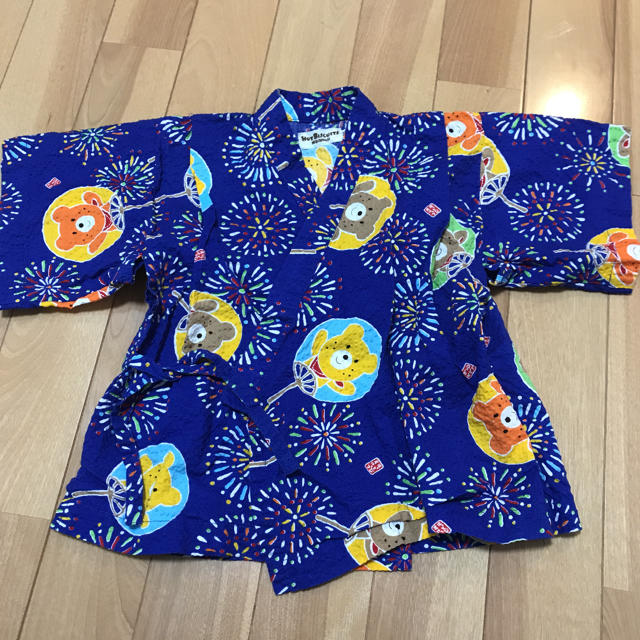 mikihouse(ミキハウス)のミキハウス 甚平 90 キッズ/ベビー/マタニティのキッズ服男の子用(90cm~)(甚平/浴衣)の商品写真