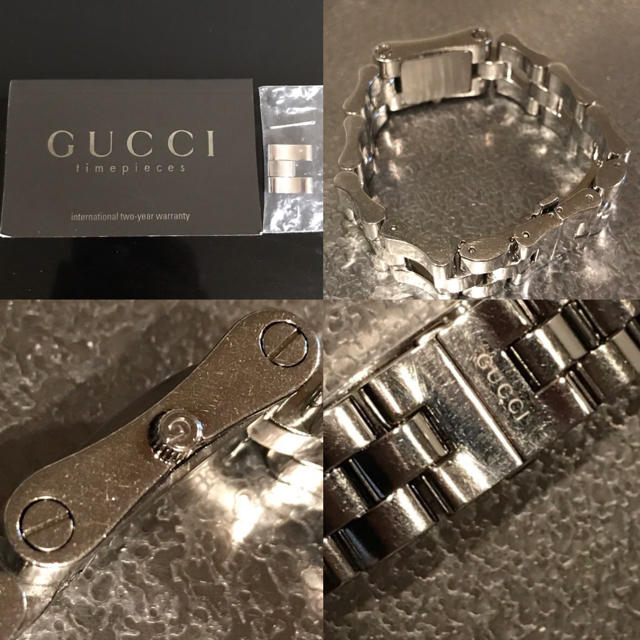 Gucci(グッチ)のGUCCI グッチ 2305L クォーツ レディース 白文字盤 稼働品 専用箱有 レディースのファッション小物(腕時計)の商品写真