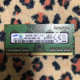 サムスン(SAMSUNG)の4GB 1Rx8  PC3L-12800S(PCパーツ)