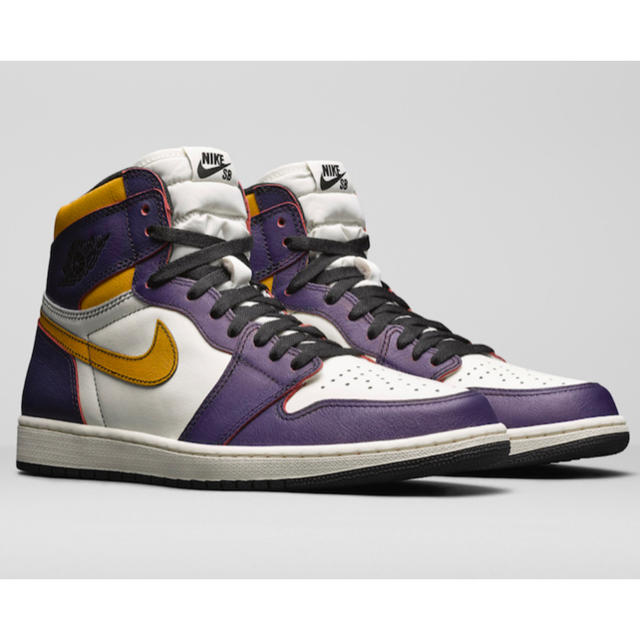 品多く エアジョーダン1 X ナイキSB - NIKE LA LAKERS CHICAGO TO