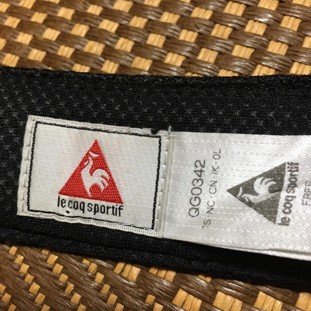 le coq sportif(ルコックスポルティフ)のルコック  メッシュ サンバイザー  メンズの帽子(サンバイザー)の商品写真