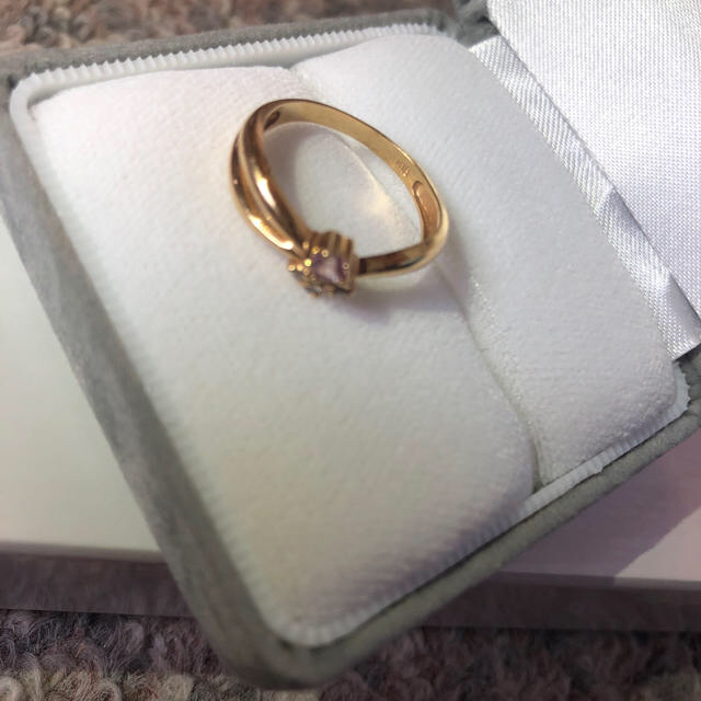 JEWELRY TSUTSUMI(ジュエリーツツミ)のピンクトルマリン、ダイヤの指輪18金 レディースのアクセサリー(リング(指輪))の商品写真
