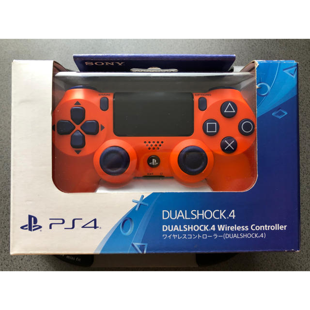 PS4 純正コントローラー CUH-ZCT2Jサンセットオレンジ 美品