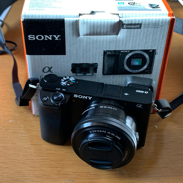 お気にいる】 - SONY SONY ブラック パワーズームレンズキット α6000 純正ストア SONY a6000 ミラーレス レンズキット デジタルカメラ