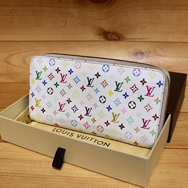 正規品【良品】LOUIS VUITTON マルチカラー ジッピーウォレット財布