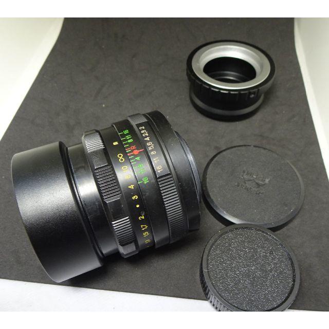 145　　美品　ぐるぐるボケレンズ　Helios44-2　　アダプター付