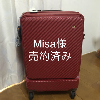 エース(ace.)の送料込み ＨaＮＴ 34Ｌ ＲＥＤ スーツケース (スーツケース/キャリーバッグ)
