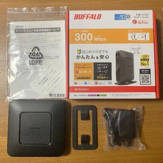 バッファロー(Buffalo)の【ほぼ新品】BUFFALO/ルーター/WSR-300HP/無線LAN親機(PC周辺機器)