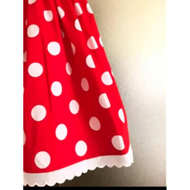 子供スカート❣️ミニーちゃん風❣️ボリュームだっぷりハンドメイド❣️ キッズ/ベビー/マタニティのキッズ服女の子用(90cm~)(スカート)の商品写真