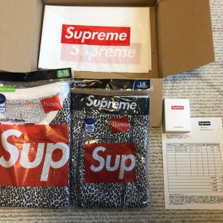 シュプリーム(Supreme)のSupreme 19SS Hanes Leopard Briefs & Tee(Tシャツ/カットソー(半袖/袖なし))