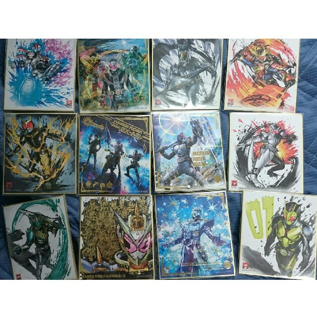 仮面ライダー 色紙 art4 セット