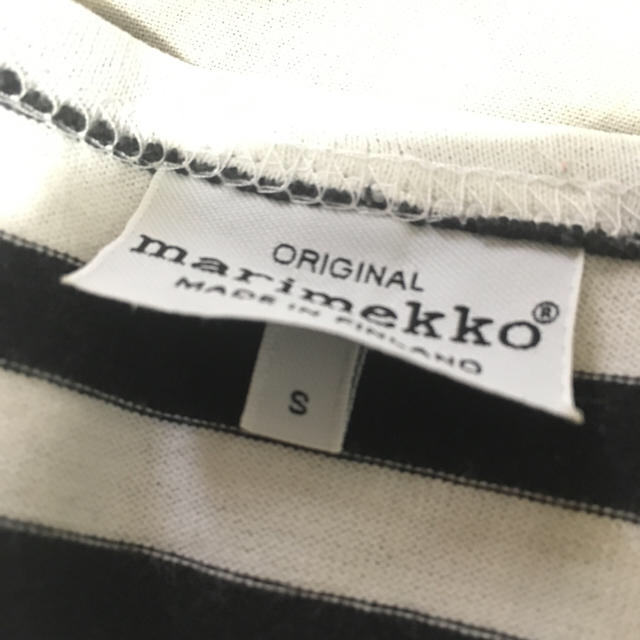 marimekko(マリメッコ)のmarimekko 半袖 ボーダー カットソー レディースのトップス(カットソー(半袖/袖なし))の商品写真