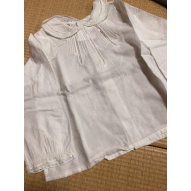 Bonpoint(ボンポワン)のBonpoint 新品未使用レースブラウス 24M キッズ/ベビー/マタニティのベビー服(~85cm)(シャツ/カットソー)の商品写真