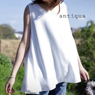 アンティカ(antiqua)のantiqua アンティカ hirari ノースリーブ トップス タンクトップ(タンクトップ)